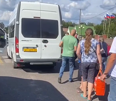 Жители Глушковского района Курской области временно покидают дома