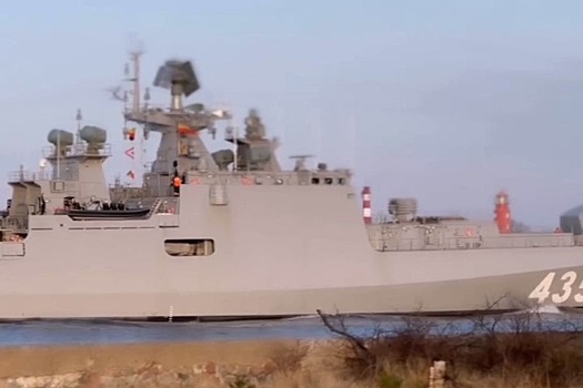 Построенный для Индии в Калининграде фрегат вышел на испытания
