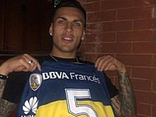 Паредес побывал на матче «Бока Хуниорс» и получил футболку Гаго