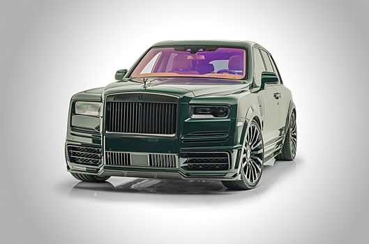 Rolls-Royce Cullinan окрасили в национальный гоночный цвет Великобритании
