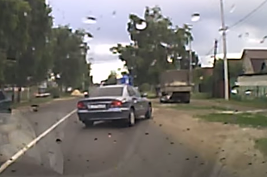 Припаркованная "Газель" остановила водителя-торопыгу в Тамбовской области