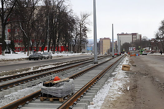 В Курской области 1 марта откроют первую реконструированную трамвайную линию