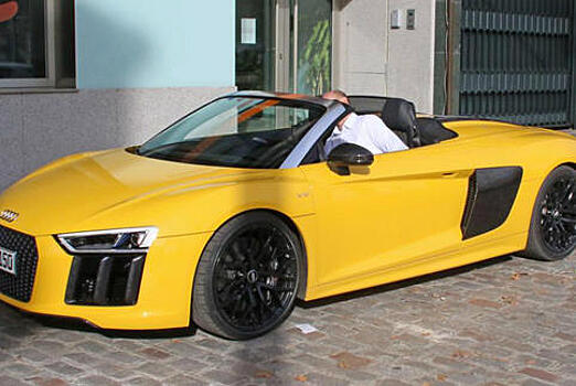 Открытый Audi R8 сфотографировали без камуфляжа