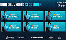 Велокоманда «Астана» представила состав на «Джиро дель Венето»