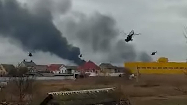 СМИ: Российские войска заняли аэропорт Гостомель под Киевом