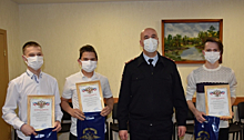 В Пермском крае полицейские наградили подростков