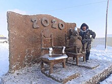 Якутский скульптор представил трон из навоза