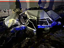 Поезд Адлер — Санкт-Петербург протаранил автомобиль