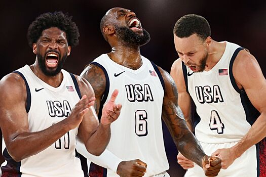 Баскетбол, Олимпиада-2024, США — Сербия: статистика Леброна Джеймса, Стефен Карри и Джоэла Эмбиида, камбэк американцев