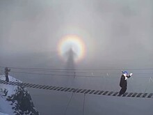 В горах Сочи на высоте 2320 метров вновь заметили Броккенского призрака