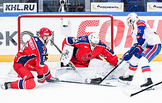 СКА одержал пятую победу в шести последних матчах в КХЛ, обыграв ЦСКА