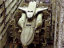 Роскосмос показал уничтоженный космический корабль «Буран»