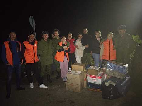 Новомалороссийцы собрали помощь для мобилизованных ребят и отвезли посылки в военные части