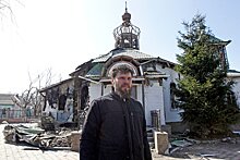 Священник заявил, что не покинет сгоревший храм