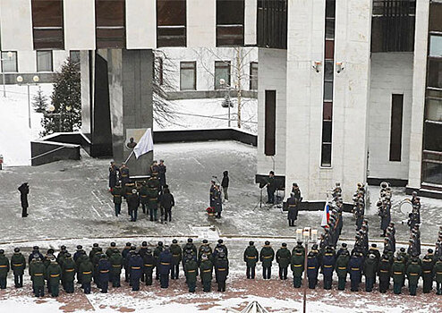 В Академии Генштаба увековечили в бронзе и граните память о маршале Борисе Шапошникове
