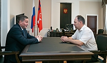 Андрей Бочаров встретился в Волгограде с новым председателем облсуда