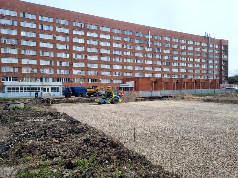 В Пензе продолжается подготовка площадки для нового приемно-диагностического отделения больницы №6