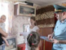 Пожарные извещатели установлены в домах семей группы риска