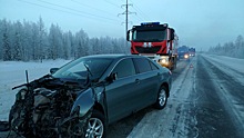 Два человека пострадали в ДТП в районе дачного комплекса "Мечта" в Ноябрьске. ФОТО