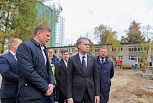 Подрядчик пообещал Владимиру Панову ускорить строительство пристроя, чтобы обеспечить возврат детей в детский сад №368