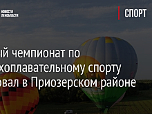 Первый чемпионат по воздухоплавательному спорту стартовал в Приозерском районе