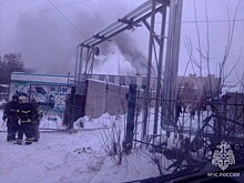 Крупный пожар произошел в Приокском районе Нижнего Новгорода