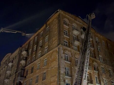 Доследственная проверка организована по факту возгорания дома на севере Москвы