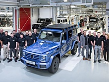 Выпуск легендарного Mercedes-Benz G-Class превысил 300 000 машин