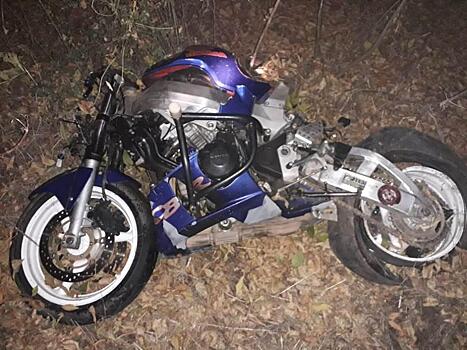 На Кубани мотоциклист врезался в дерево и погиб