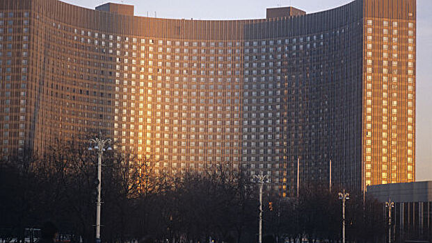 В Москве произошел пожар в гостинице "Космос"
