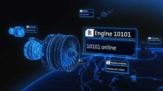 Rolls-Royce начнет производить «умные» авиационные двигатели
