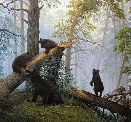 Сочинение по картине «Утро в сосновом лесу» по классам