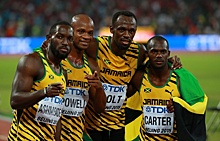 Ямайские бегуны выиграли эстафету 4х100 м