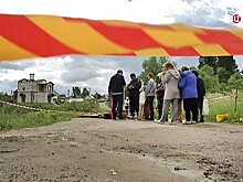 В Одинцовском районе размыло дорогу к садовому товариществу