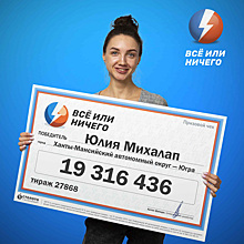 Любитель лотерей из Сургута выиграл почти 19,5 млн рублей
