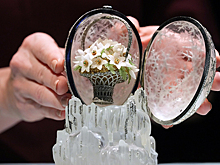 "Зимнее яйцо" работы Фаберже выставлено на аукцион