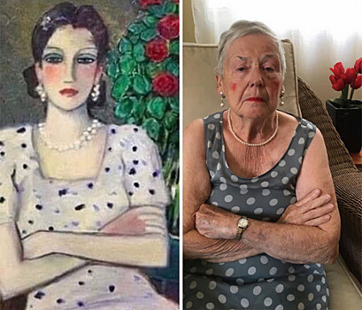 Дочь и ее 83-летняя мать воссоздают произведения искусства на карантине