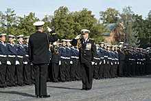 Церемония посвящения в кадеты 80 учащихся нового набора состоялась в Кронштадтском морском кадетском военном корпусе