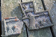 Дайверы нашли каменный крест на дне Ладожского озера около Валаама