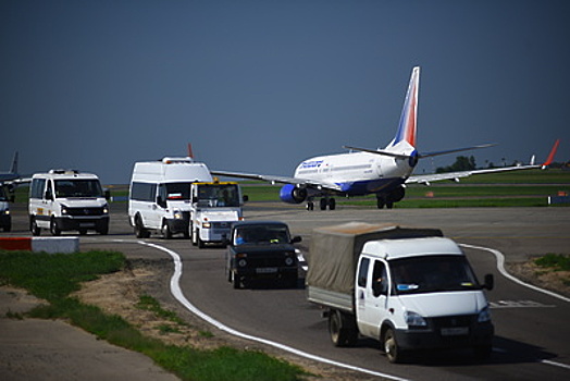 Табло с информацией от ЦОДД о загруженности дорог Москвы установили в аэропорту Внуково