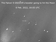 Астроном сфотографировал ступень ракеты Маска, падающую на Луну