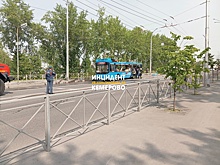 Очевидцы: газовый баллон взорвался на крыше автобуса в Кемерове