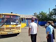 В Выселковском районе проверили готовность школьных автобусов к новому учебному году