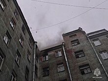 В пожаре на улице Марата пострадала женщина