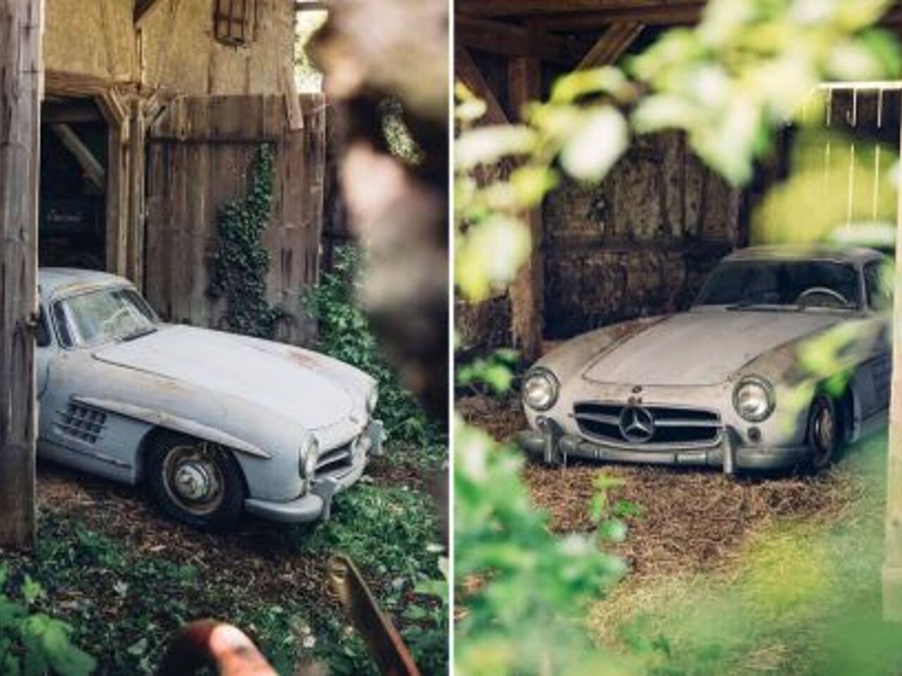 В старом гараже был найден Mercedes-Benz 300SL, простоявший там полвека  после гибели владельца - Рамблер/авто