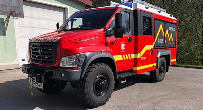 В одной из стран Евросоюза будет работать пожарный автомобиль на базе «ГАЗ Садко Некст»
