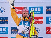 20-летняя немка сенсационно выиграла на Кубке мира по биатлону