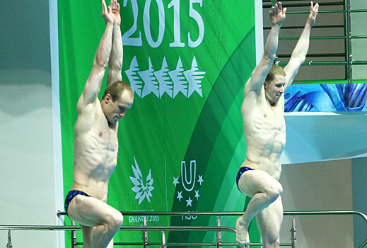 Братья Новосёловы призёры этапа Гран-при по прыжкам в воду