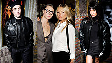 Кейт Мосс, Белла Хадид и Роберт Паттинсон на вечеринке Dior в Париже