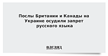 Послы Британии и Канады на Украине осудили запрет русского языка